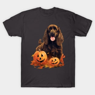 Cute Sussex Spaniel Halloween T-Shirt